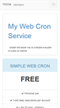 Mobile Screenshot of mywebcron-com.loopiasecure.com
