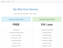 Tablet Screenshot of mywebcron-com.loopiasecure.com